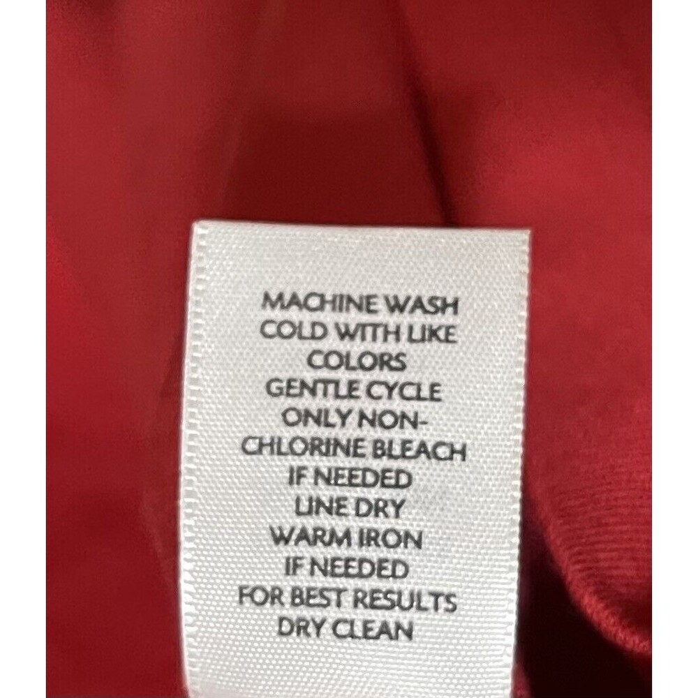 J. Jill Women's 3/4 Sleeve Dress Size S Petite Red - Picture 6 of 6